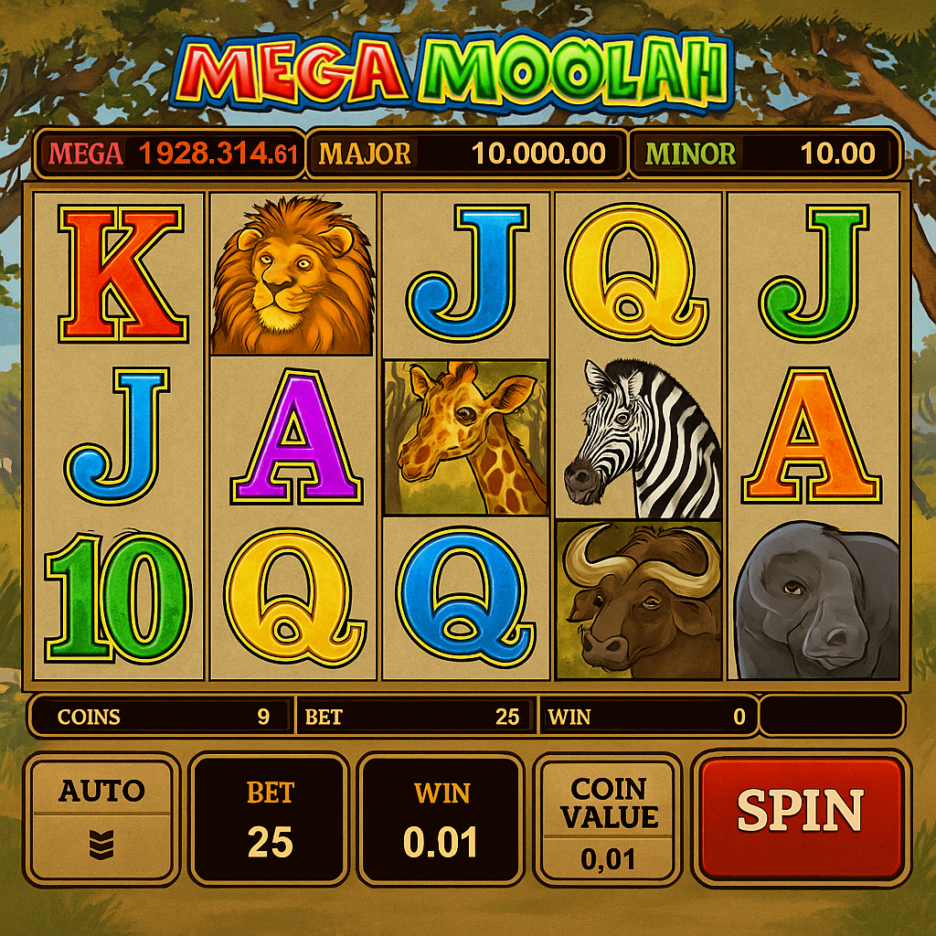 ReveryPlay - Mega Moolah Slot Game - Microgaming